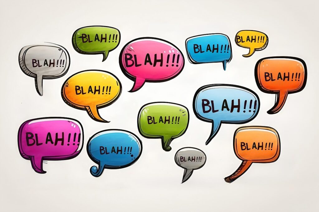 Ambiente barulhento numa sala de aula